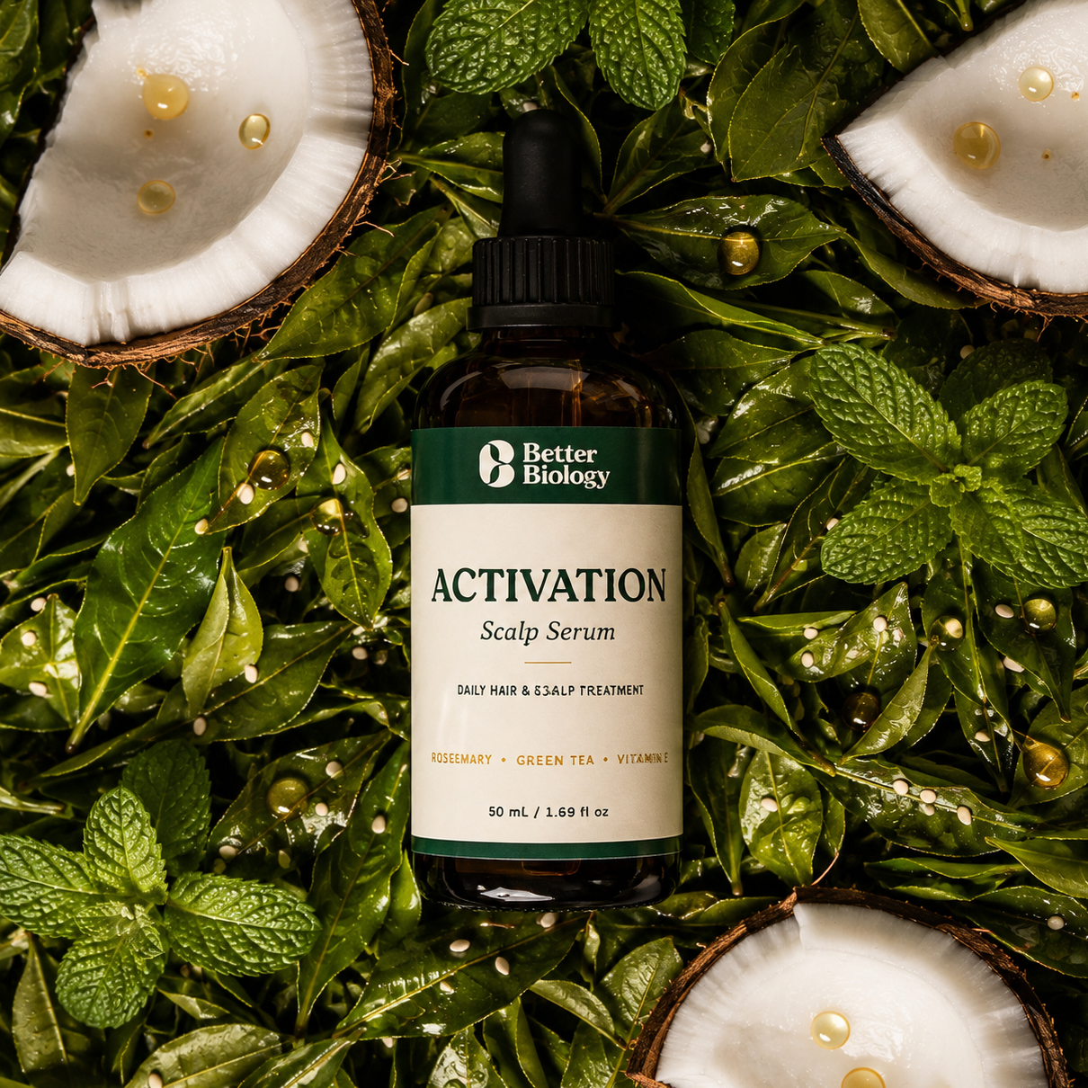 Scalp Activation Serum — Rosemary + Green Tea & Vitamin E