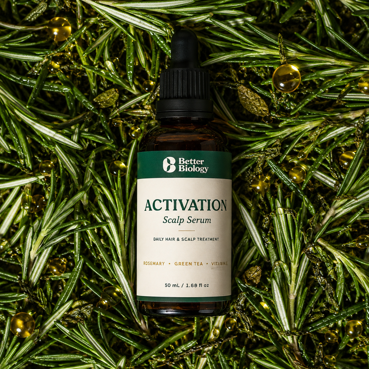 Scalp Activation Serum — Rosemary + Green Tea & Vitamin E